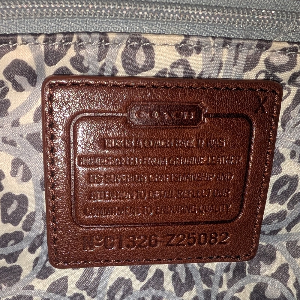 Leather Shoulder Bag in Brown - Picture 9 of 11